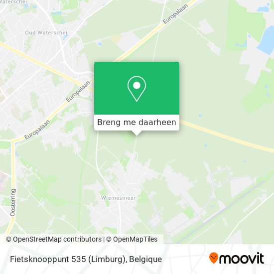 Fietsknooppunt 535 (Limburg) kaart