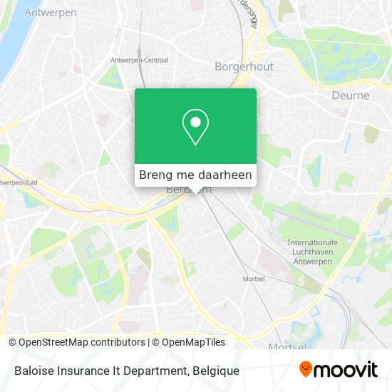 Baloise Insurance It Department kaart