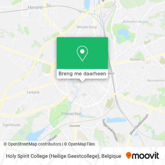 Holy Spirit College (Heilige Geestcollege) kaart