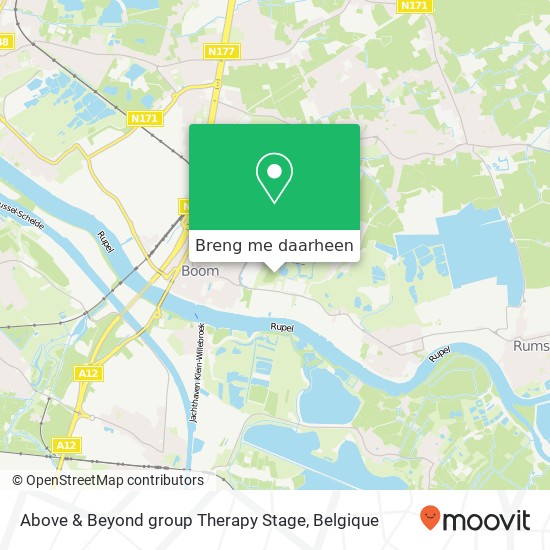 Above & Beyond group Therapy Stage kaart