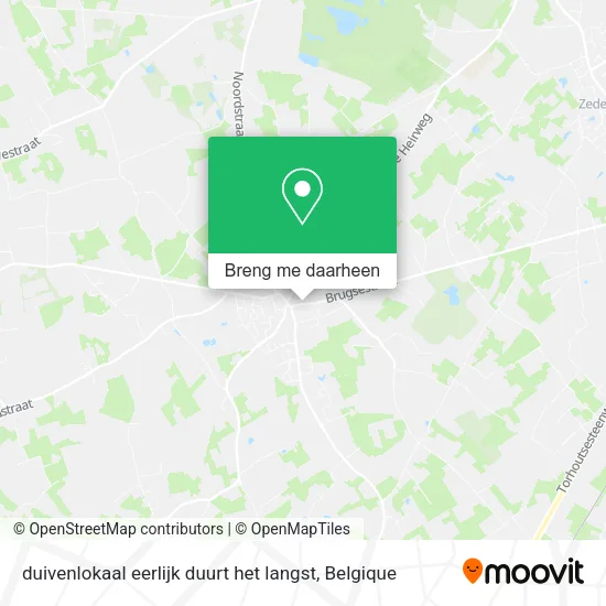 duivenlokaal eerlijk duurt het langst kaart