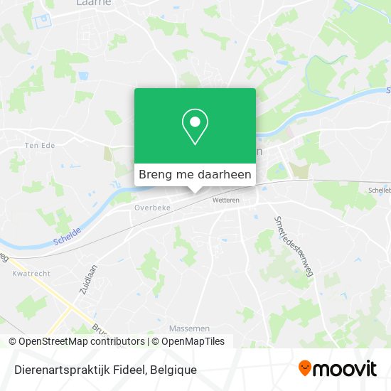 Dierenartspraktijk Fideel kaart
