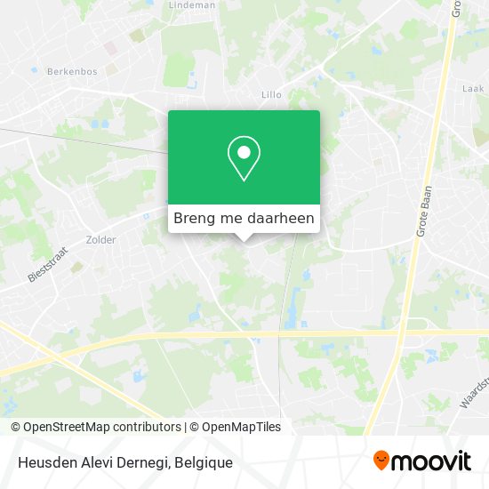 Heusden Alevi Dernegi kaart