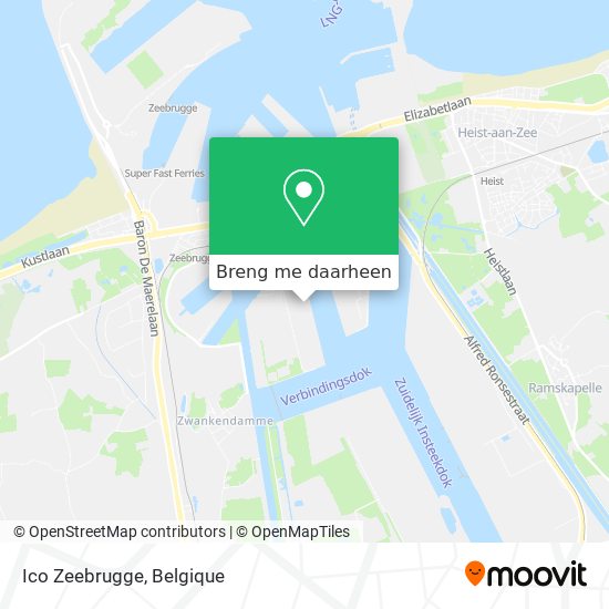Ico Zeebrugge kaart