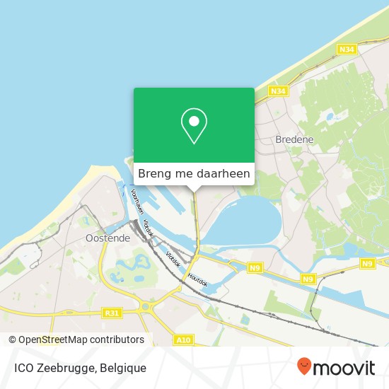 ICO Zeebrugge kaart