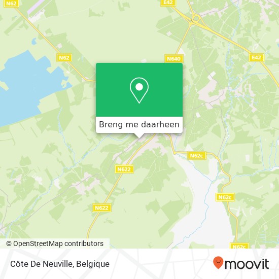 Côte De Neuville kaart