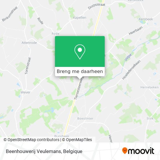 Beenhouwerij Veulemans kaart