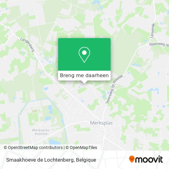 Smaakhoeve de Lochtenberg kaart