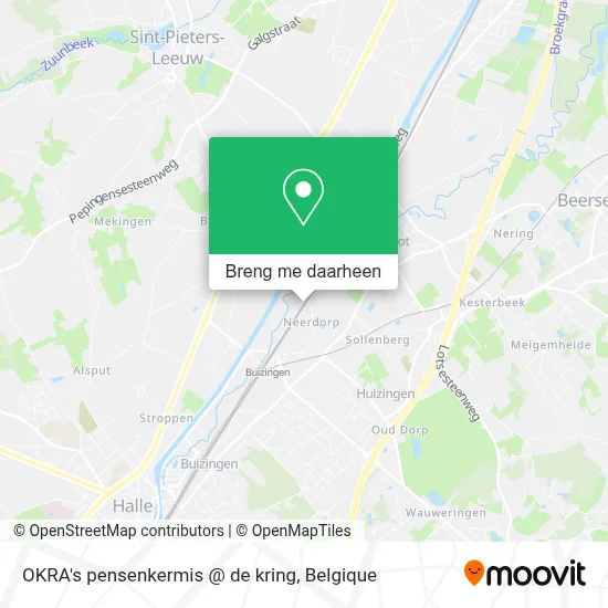 OKRA's pensenkermis @ de kring kaart