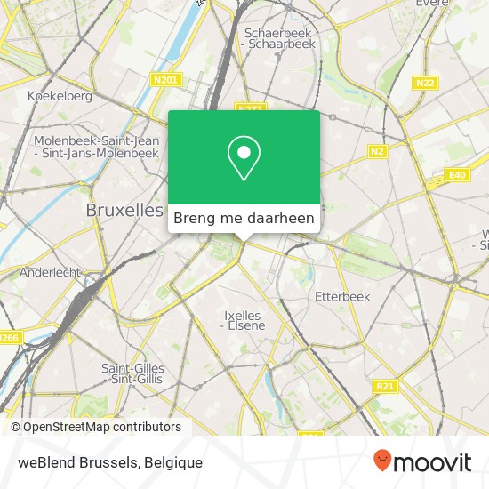 weBlend Brussels kaart