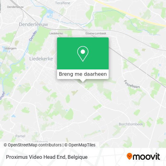 Proximus Video Head End kaart