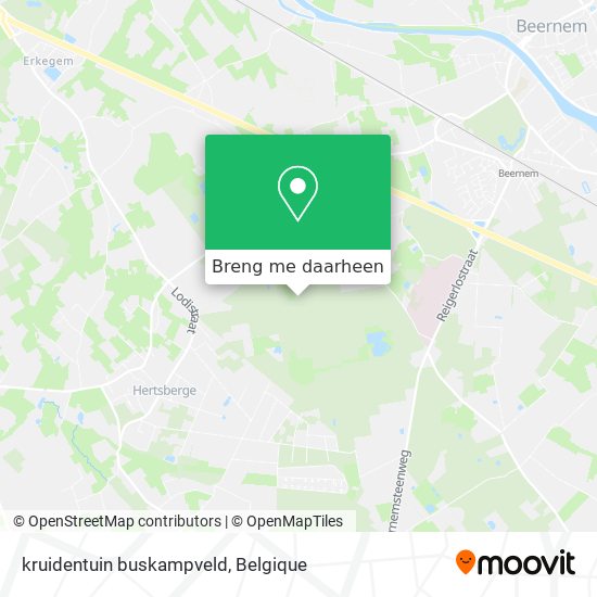 kruidentuin buskampveld kaart