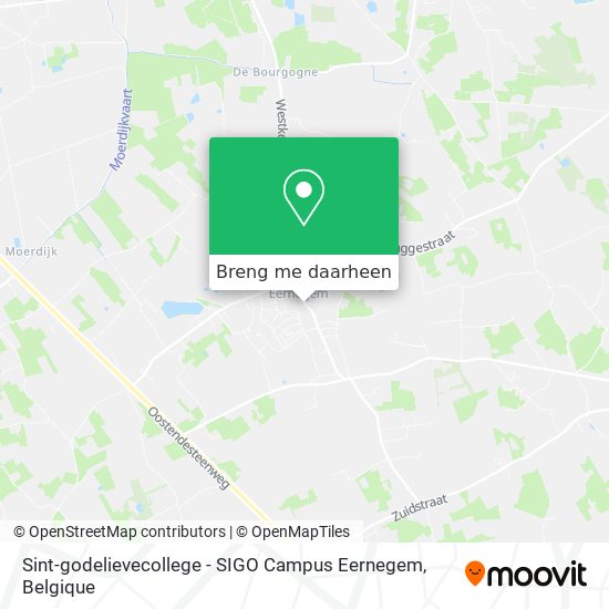 Sint-godelievecollege - SIGO Campus Eernegem kaart