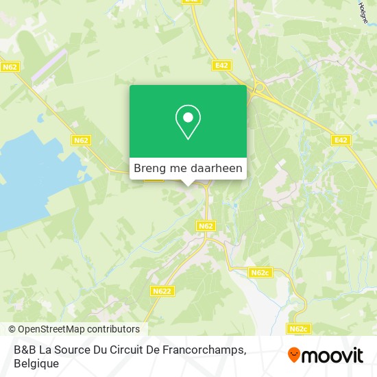 B&B La Source Du Circuit De Francorchamps kaart