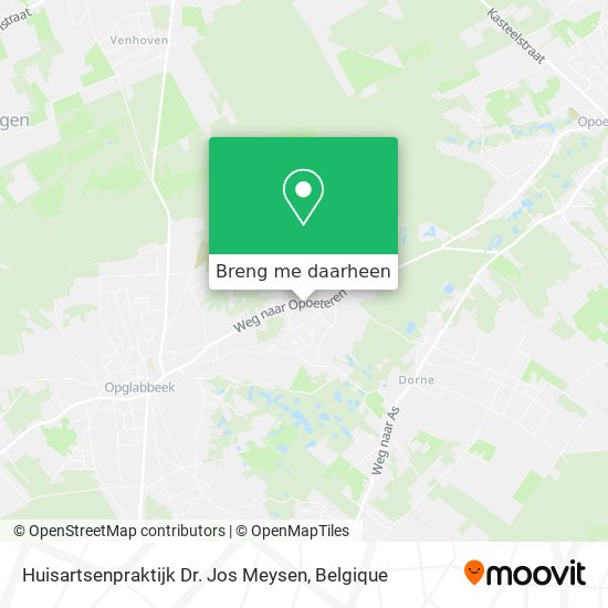 Huisartsenpraktijk Dr. Jos Meysen kaart