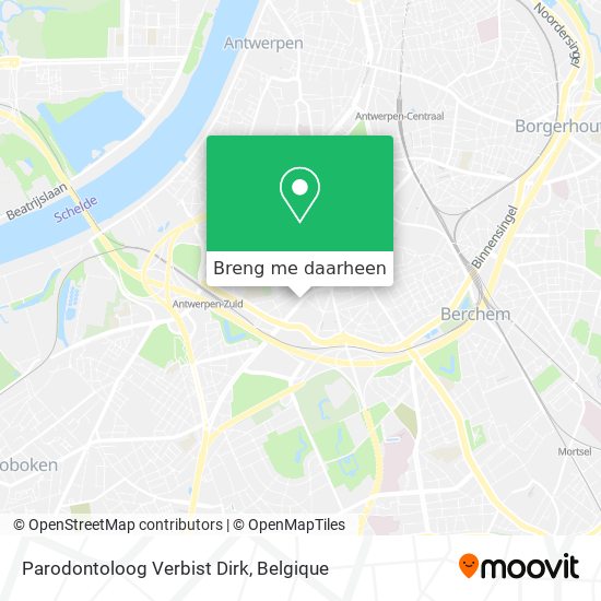 Parodontoloog Verbist Dirk kaart