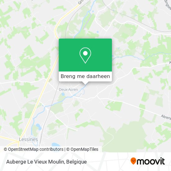 Auberge Le Vieux Moulin kaart