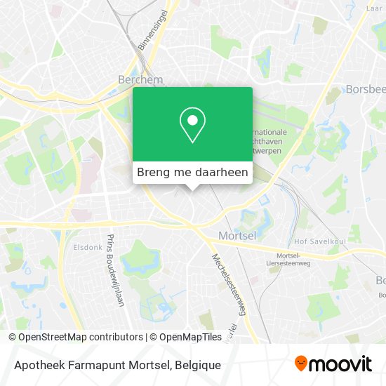 Apotheek Farmapunt Mortsel kaart