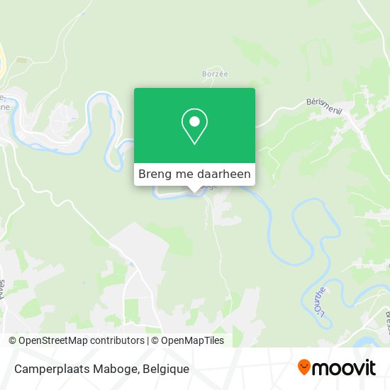 Camperplaats Maboge kaart