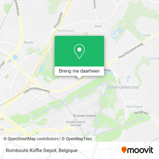 Rombouts Koffie Depot kaart