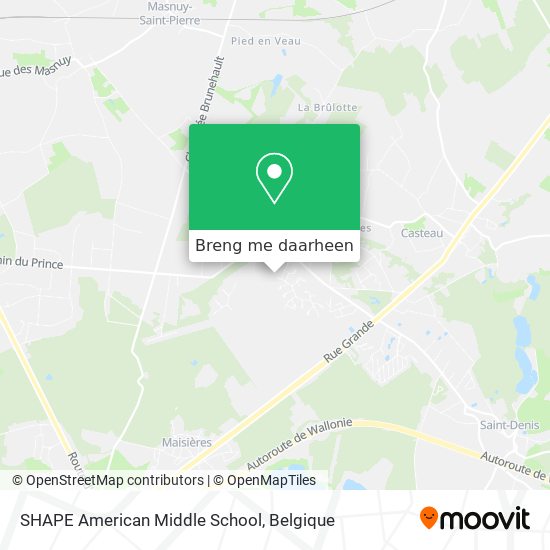 SHAPE American Middle School kaart