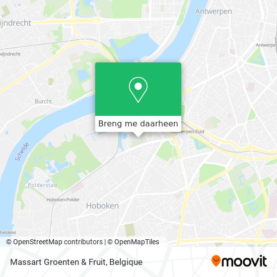 Massart Groenten & Fruit kaart