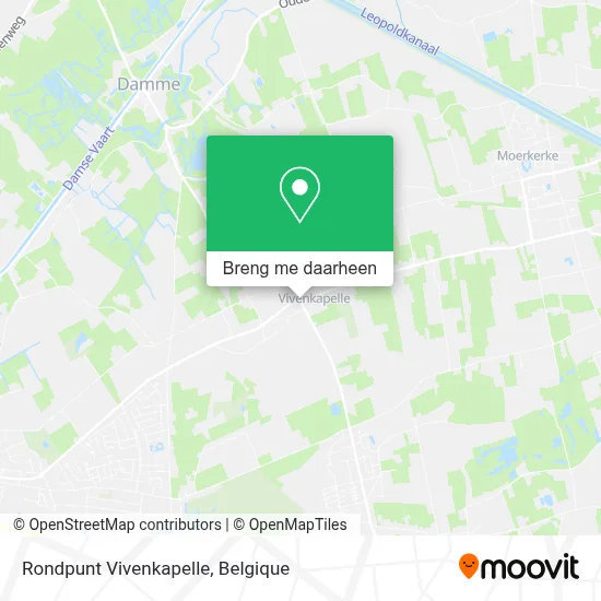 Rondpunt Vivenkapelle kaart