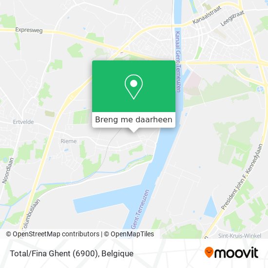 Total/Fina Ghent (6900) kaart