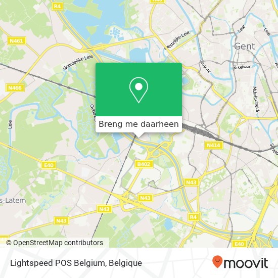 Lightspeed POS Belgium kaart