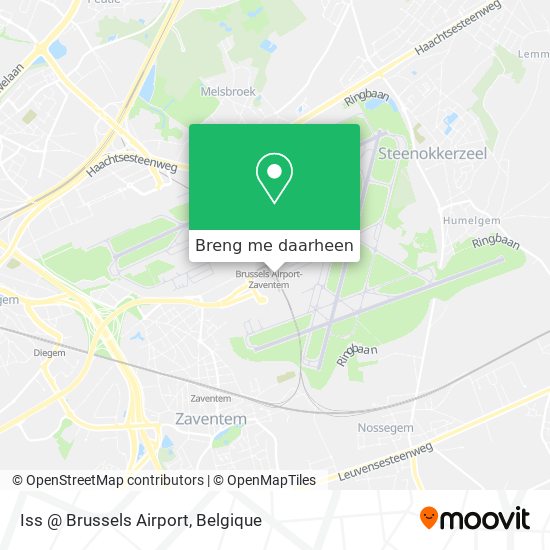 Iss @ Brussels Airport kaart