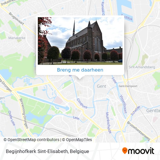 Begijnhofkerk Sint-Elisabeth kaart