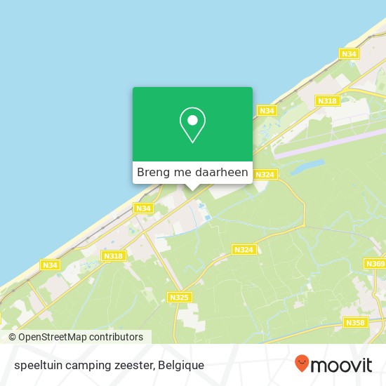 speeltuin camping zeester kaart