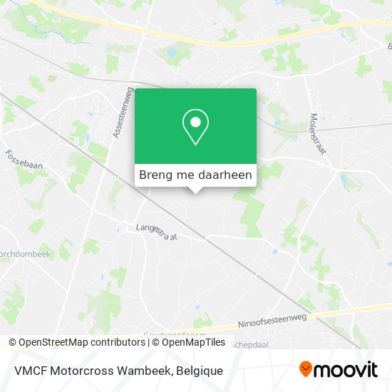 VMCF Motorcross Wambeek kaart