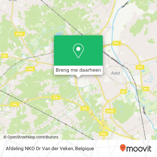 Afdeling NKO Dr Van der Veken kaart