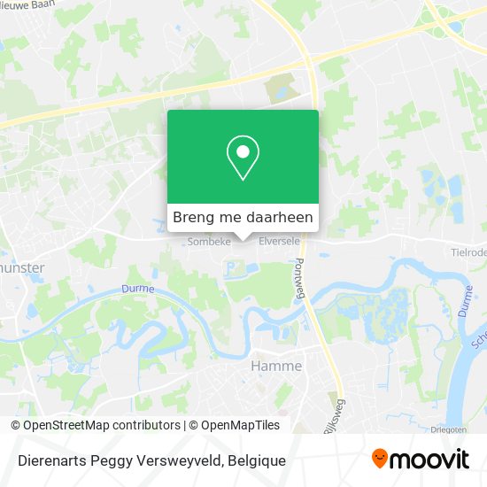 Dierenarts Peggy Versweyveld kaart