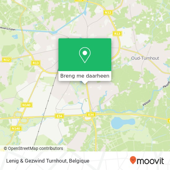 Lenig & Gezwind Turnhout kaart