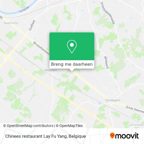 Chinees restaurant Lay Fu Yang kaart