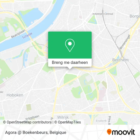 Agora @ Boekenbeurs kaart