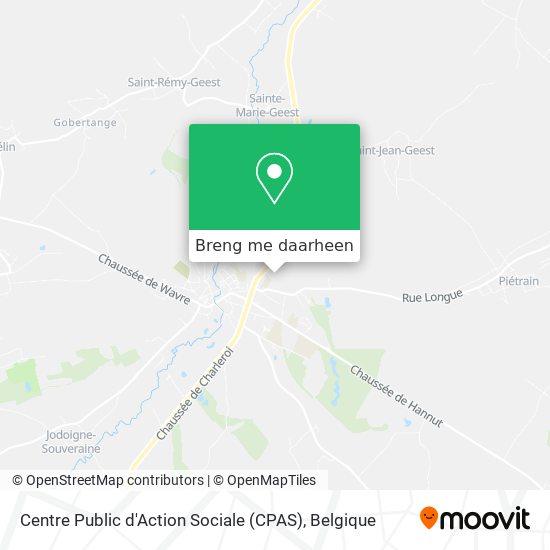Centre Public d'Action Sociale (CPAS) kaart