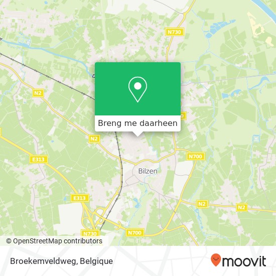 Broekemveldweg kaart