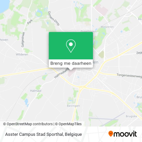 Asster Campus Stad Sporthal kaart