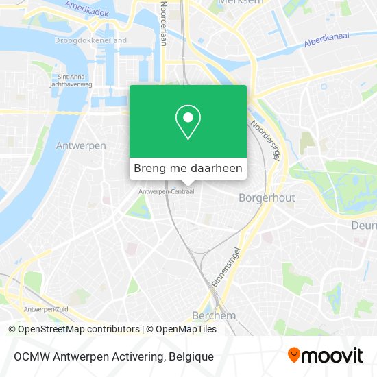 OCMW Antwerpen Activering kaart