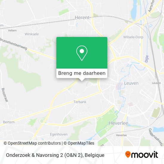 Onderzoek & Navorsing 2 (O&N 2) kaart