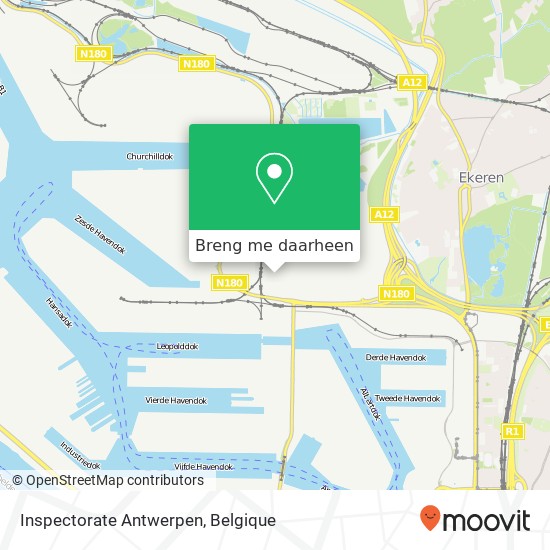 Inspectorate Antwerpen kaart