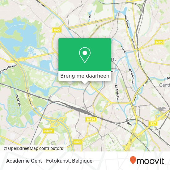 Academie Gent - Fotokunst kaart