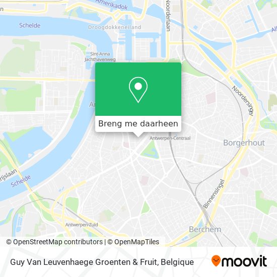 Guy Van Leuvenhaege Groenten & Fruit kaart