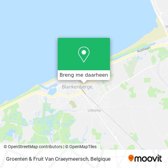 Groenten & Fruit Van Craeymeersch kaart