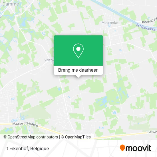 't Eikenhof kaart