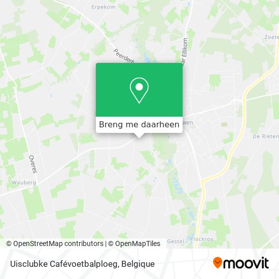 Uisclubke Cafévoetbalploeg kaart