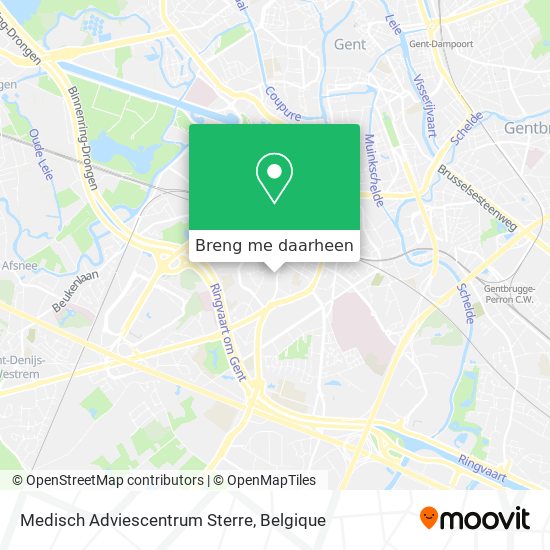 Medisch Adviescentrum Sterre kaart